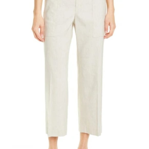 CLUB MONACO Hadarahh Pants in Flax Linen Pants Straight Leg - Picture 3 of 15